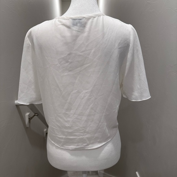 Show Me Your Mumu White Tortuga Tie Top Size Small - Picture 3 of 6